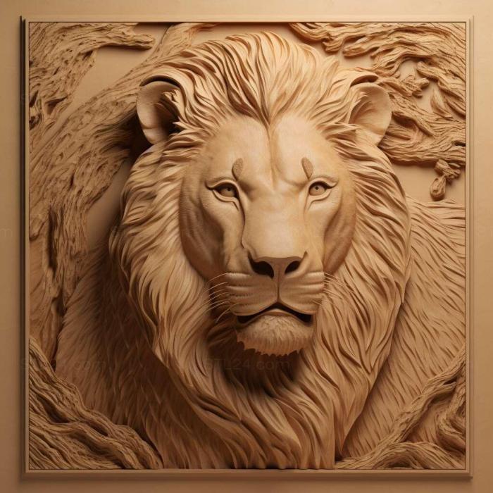 Nature and animals (Simba 4, NATURE_6748) 3D models for cnc